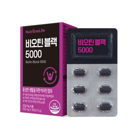 비오틴 블랙 5000 1박스 1개월분 정 | 뉴트리원