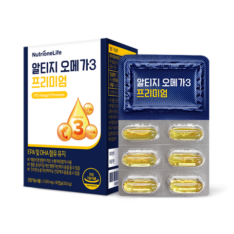알티지 오메가3 프리미엄 1박스 1개월분 캡슐 | 뉴트리원