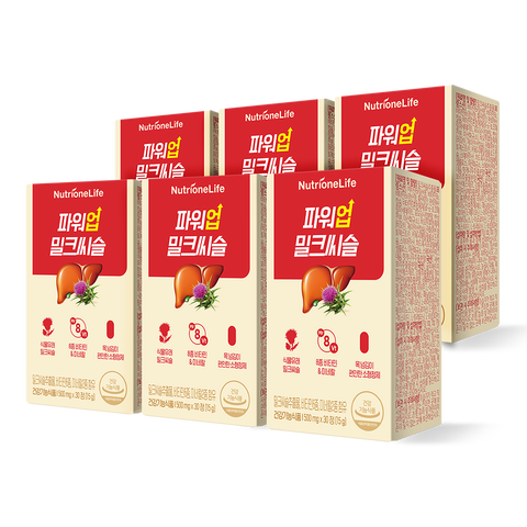 [새싹보리증정] 식물성 파워업 밀크씨슬 6박스 6개월분 정 | 뉴트리원